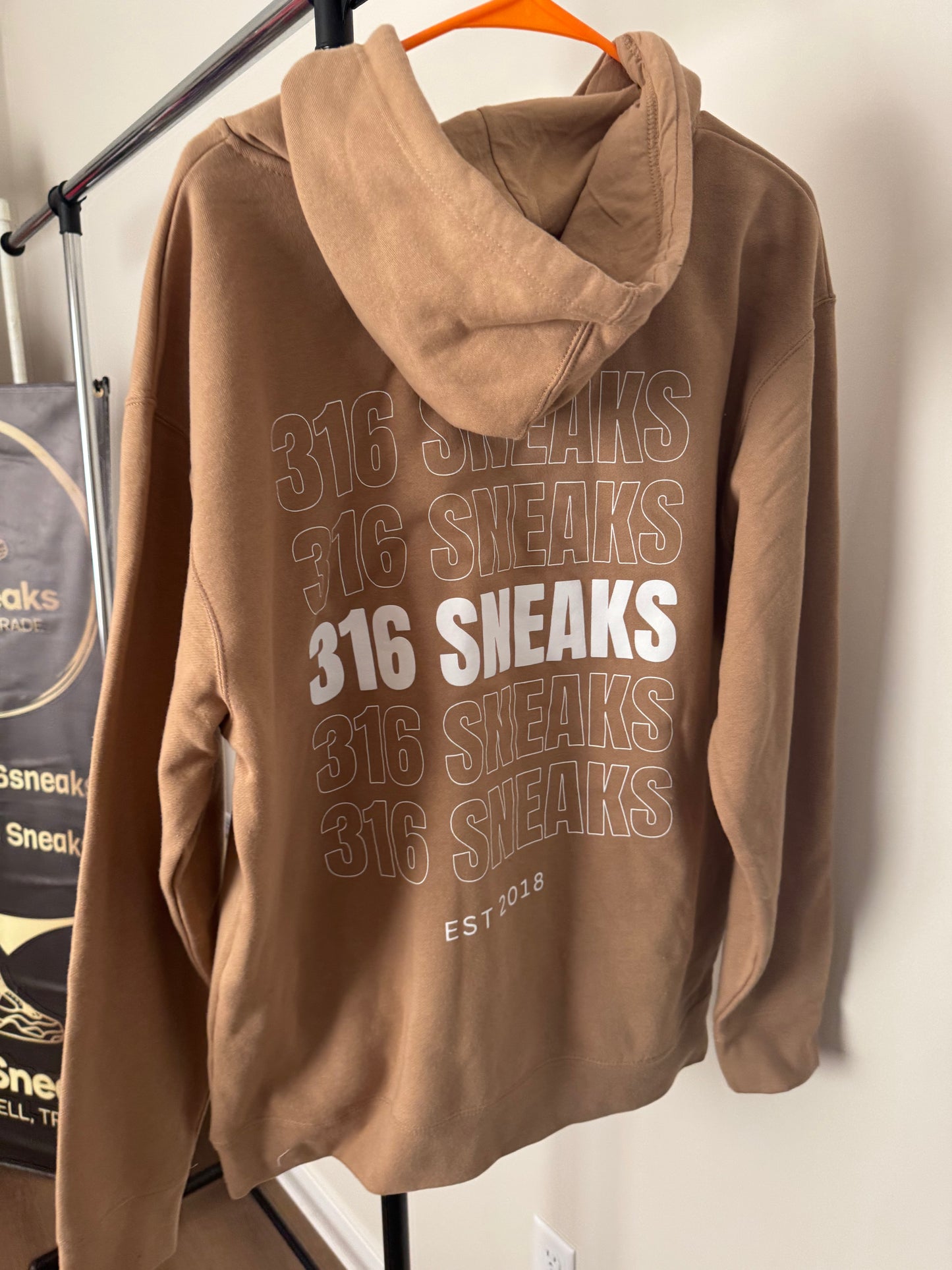 Brown 316 Sneaks Hoodie
