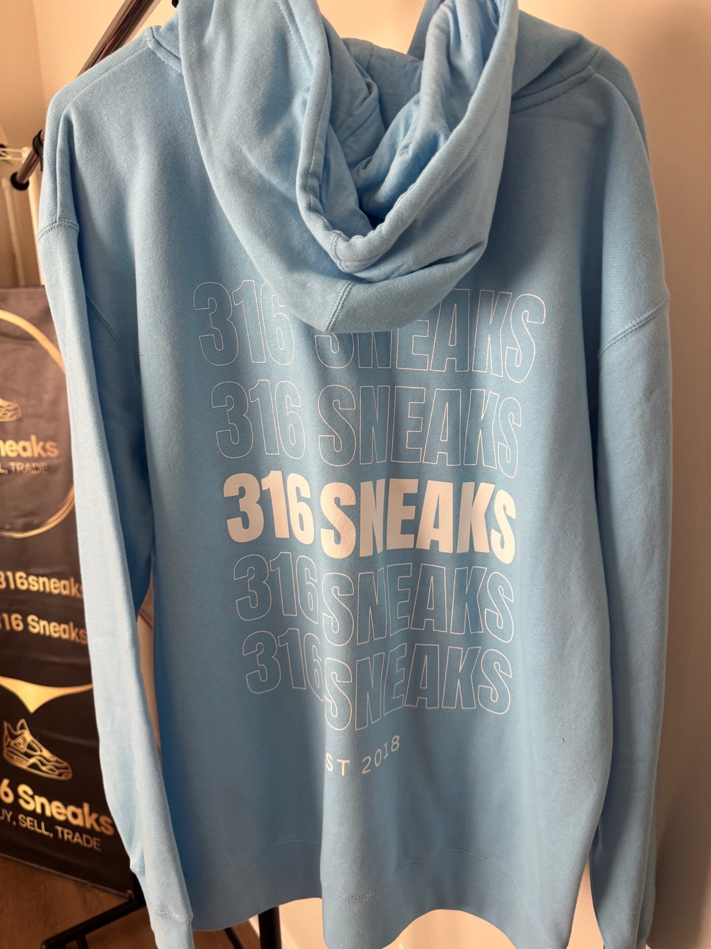 UNC Blue 316 Sneaks Hoodie