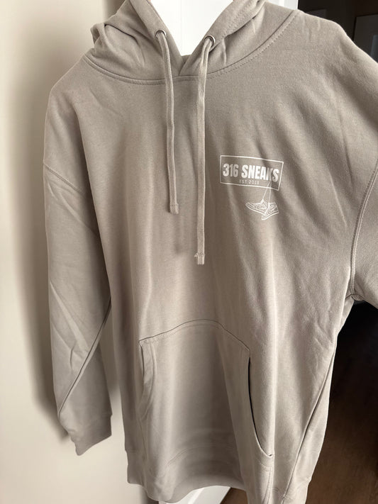 Grey 316 Sneaks Hoodie